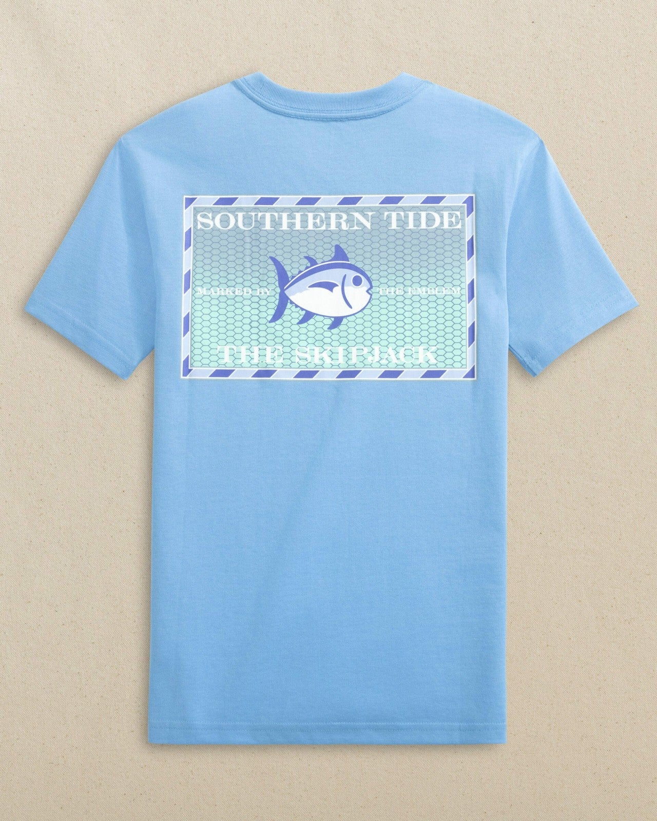 Kids Skipjack Grey Marlin Short Sleeve T-Shirt Southern Tide Bargain