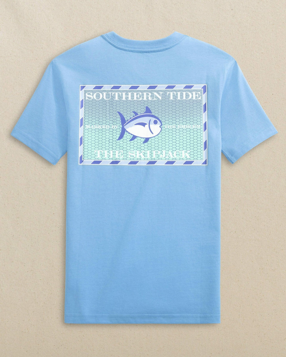 Kids Skipjack Grey Marlin Short Sleeve T-Shirt Southern Tide Bargain
