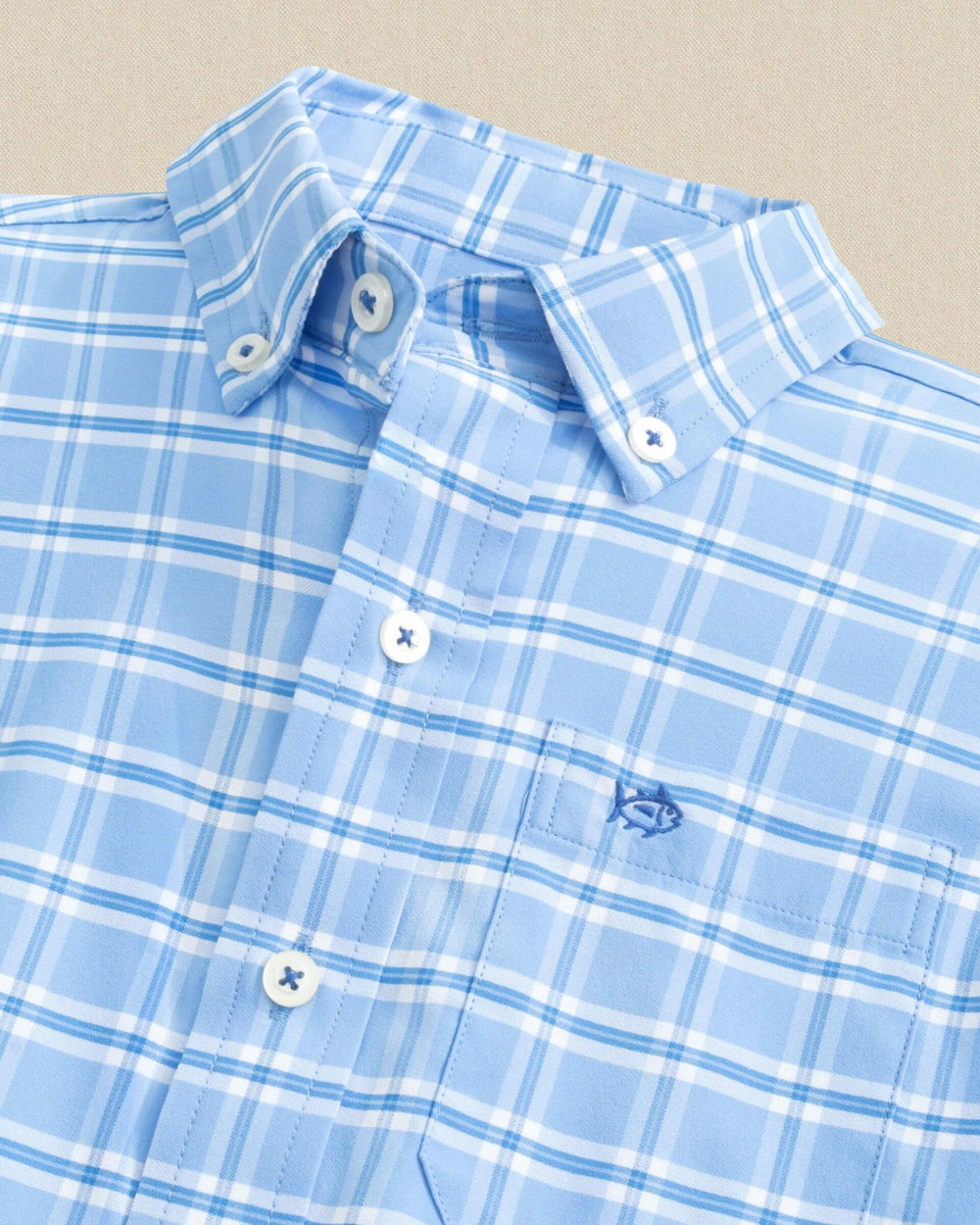 Boys South Beach Plaid Coastal Breeze® Sport Shirt Southern Tide Exclusive Deal