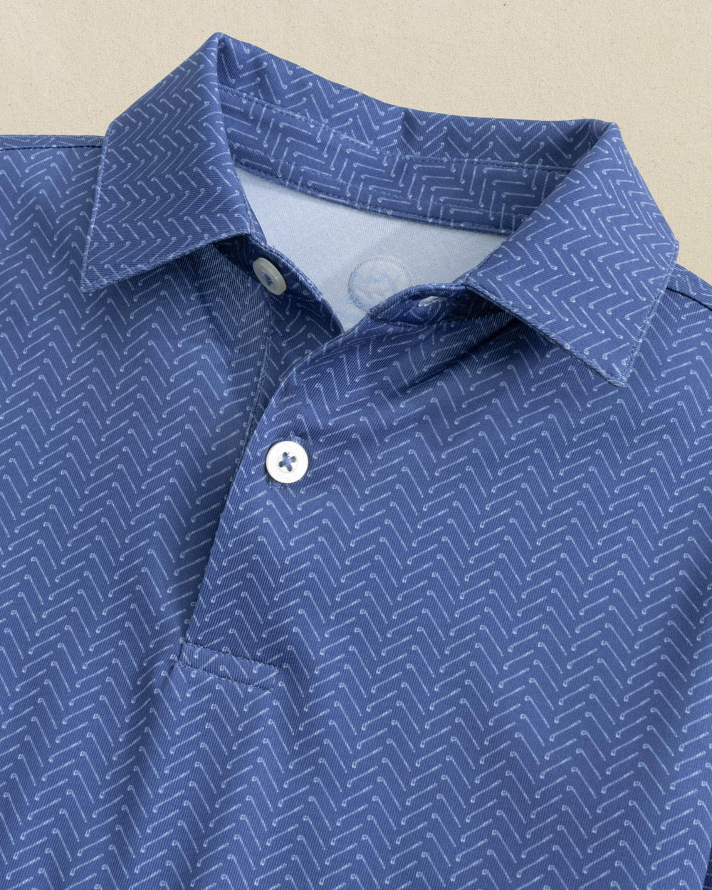 Boys Driver Raise The Par Printed Performance Polo Southern Tide Value Deal