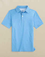 Boys Driver Seaside Geo Printed Performance Polo Southern Tide Sale