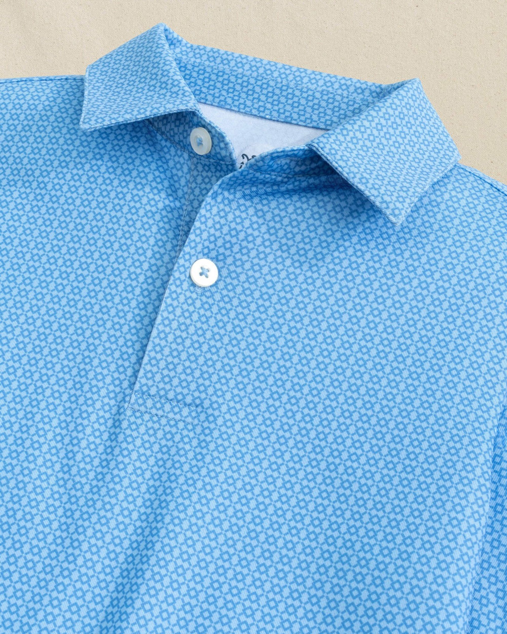 Boys Driver Seaside Geo Printed Performance Polo Southern Tide Sale