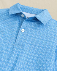 Boys Driver Seaside Geo Printed Performance Polo Southern Tide Sale