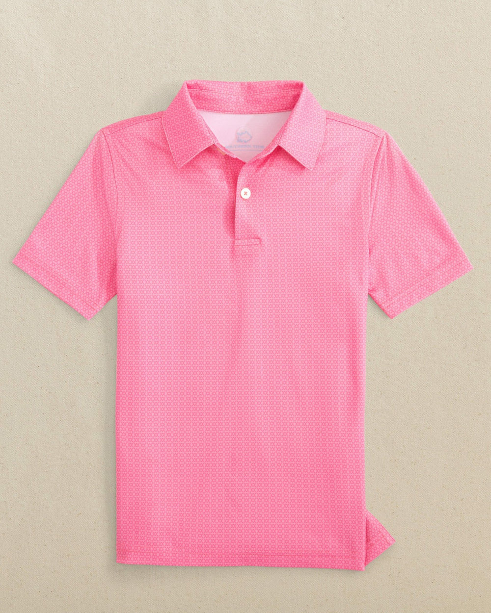 Boys Driver Seaside Geo Printed Performance Polo Southern Tide Sale