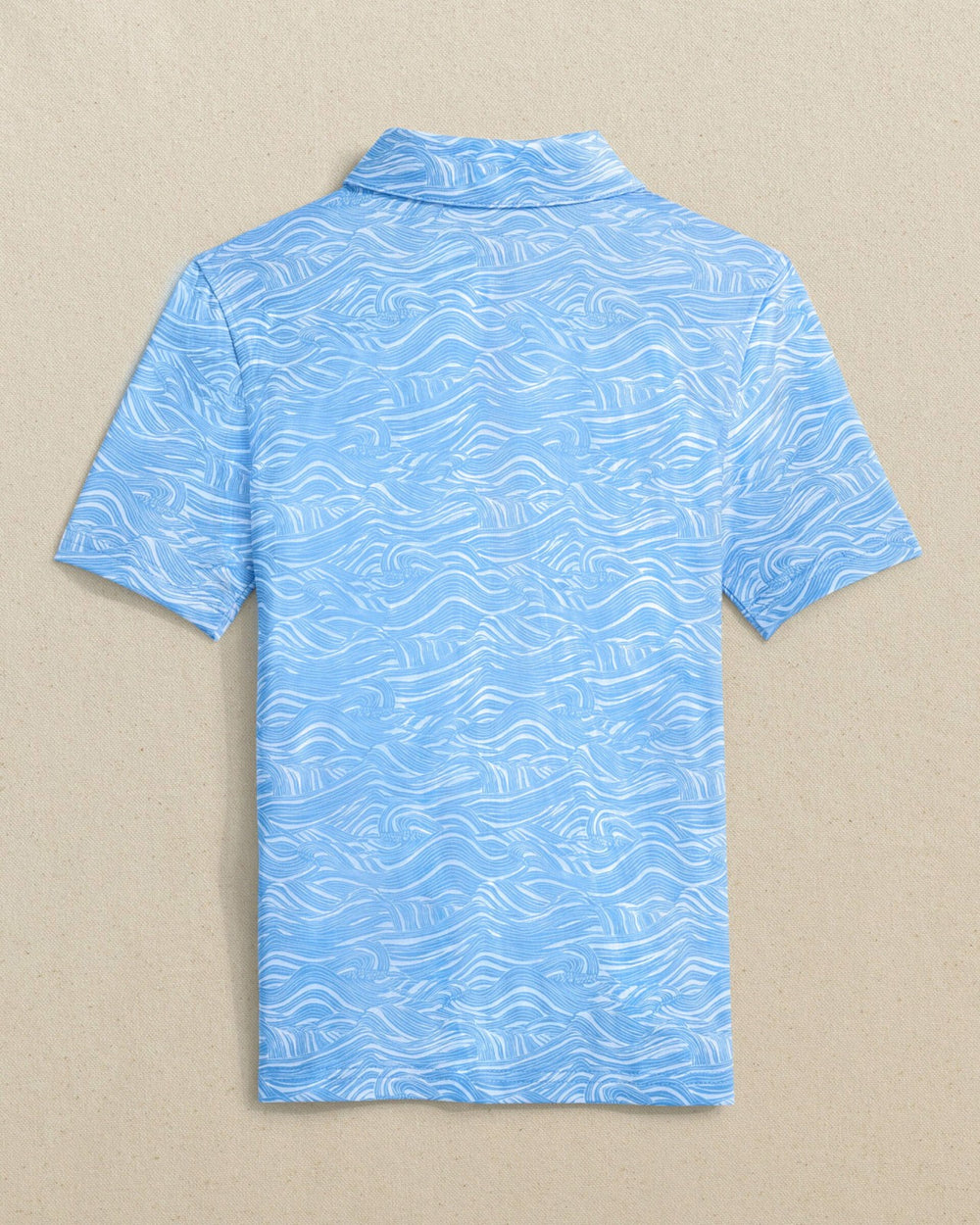 Boys Driver Rolling Waves Printed Performance Polo Southern Tide Hot Deal