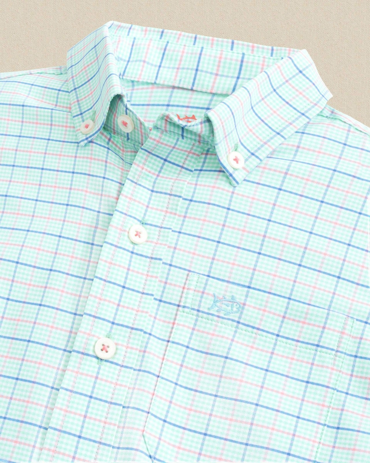 Boys Edisto Island Plaid Coastal Breeze® Sport Shirt Southern Tide Savings