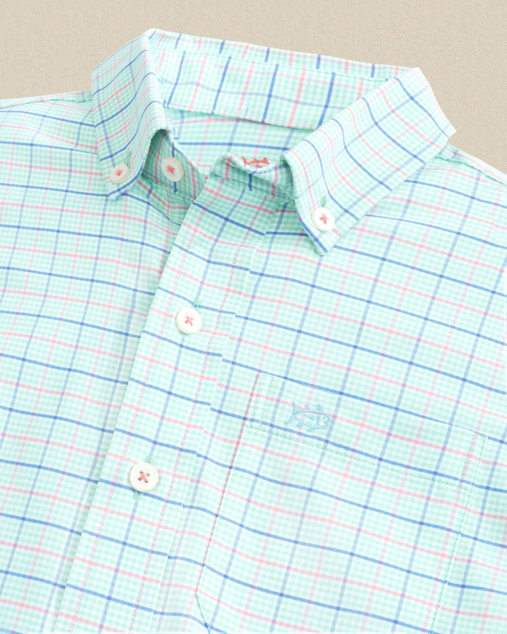 Boys Edisto Island Plaid Coastal Breeze® Sport Shirt Southern Tide Savings
