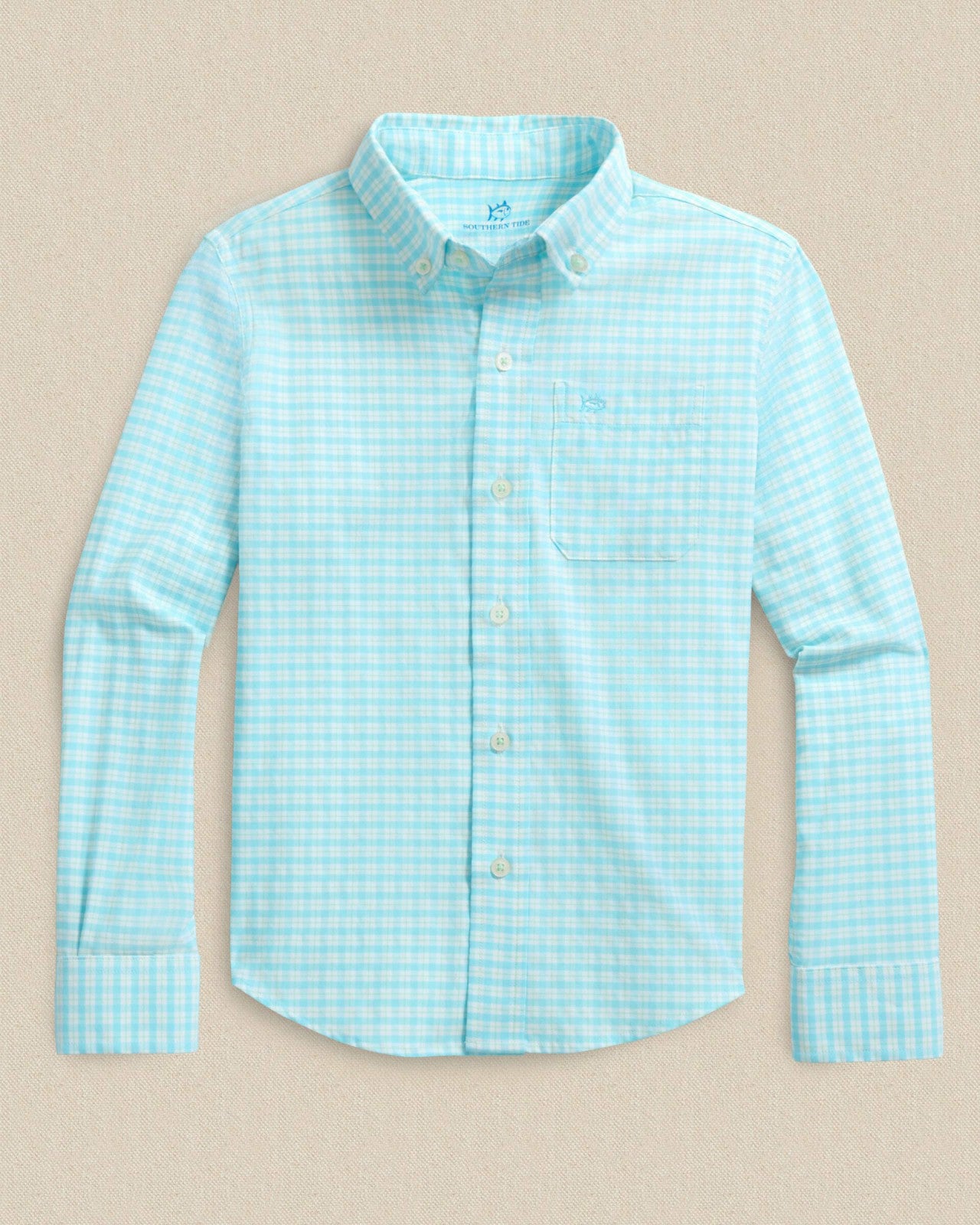 Boys Precheck Plaid Coastal Breeze® Sport Shirt Southern Tide Exclusive Deal