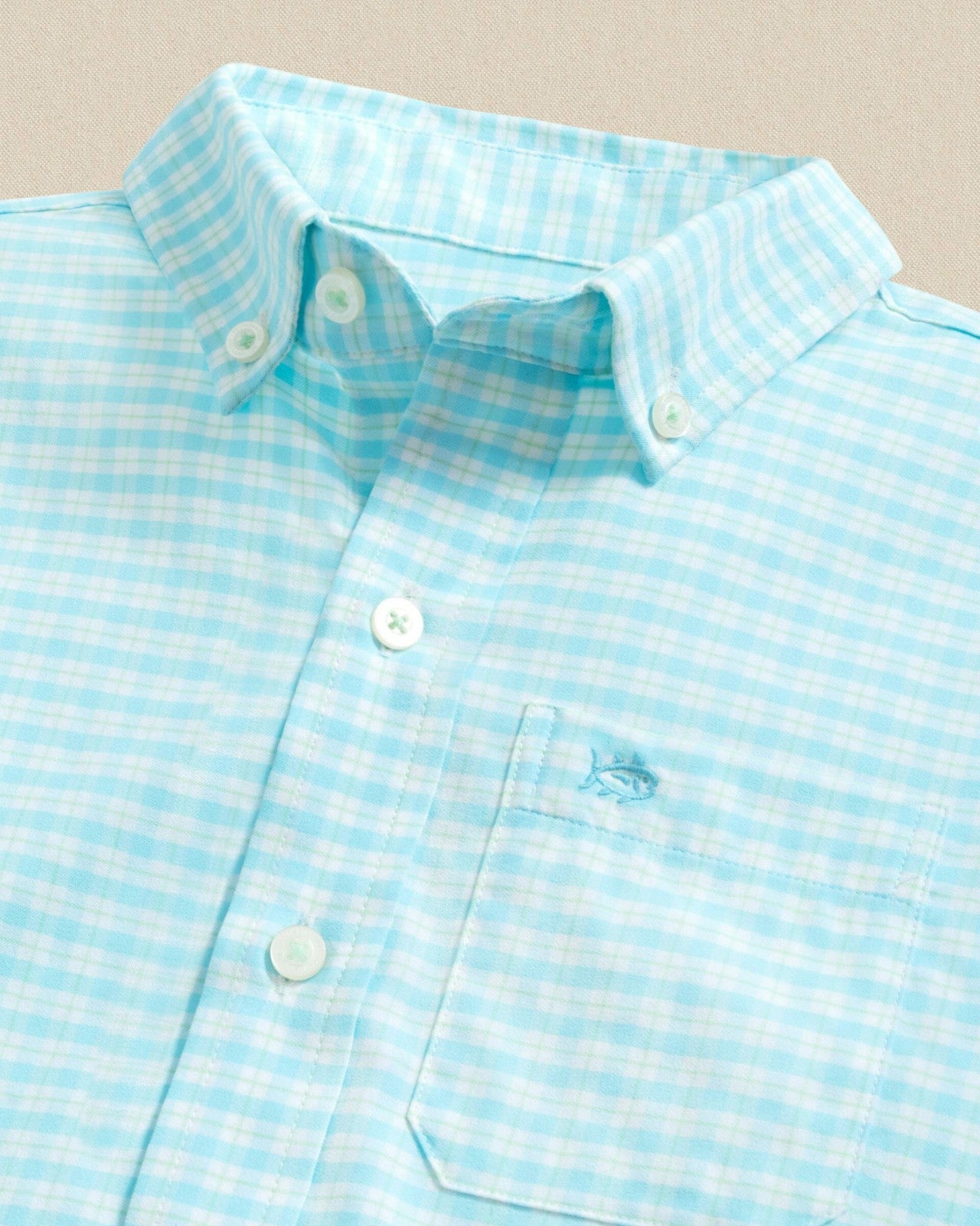 Boys Precheck Plaid Coastal Breeze® Sport Shirt Southern Tide Exclusive Deal