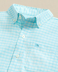 Boys Precheck Plaid Coastal Breeze® Sport Shirt Southern Tide Exclusive Deal