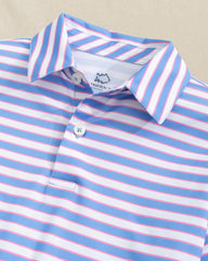 Boys Driver Waterway Stripe Performance Polo Southern Tide Sale