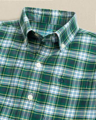 Boys Gordon Tartan Skipjack Sport Shirt Southern Tide Special Offer