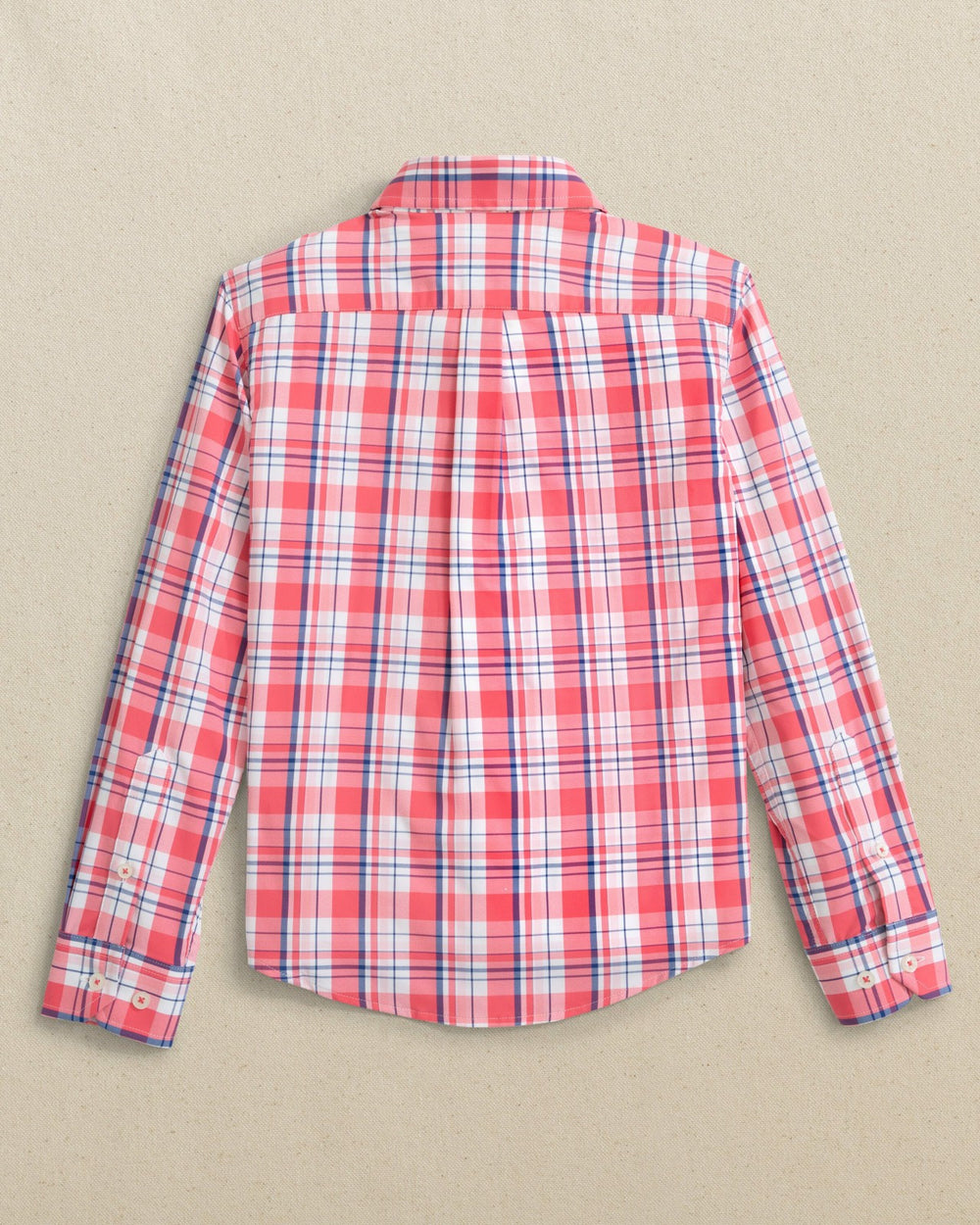 Boys Breakwater Plaid Long Sleeve Sport Shirt Southern Tide Exclusive Deal