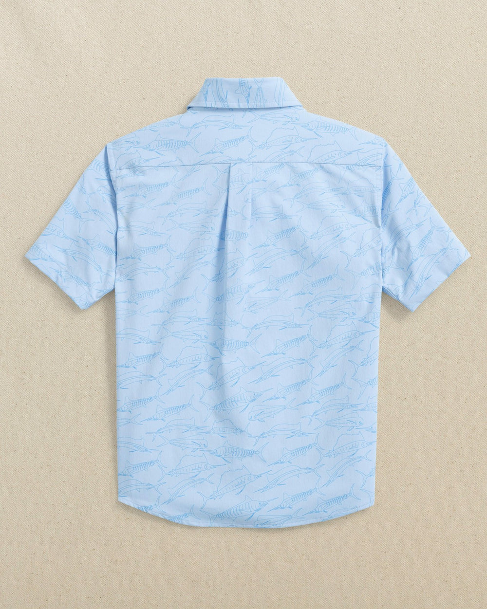 Boys Intercoastal Game Fish Short Sleeve Sport Shirt Southern Tide Value Deal