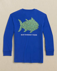 Kids Skipjack Lights Long Sleeve T-Shirt Southern Tide On Sale