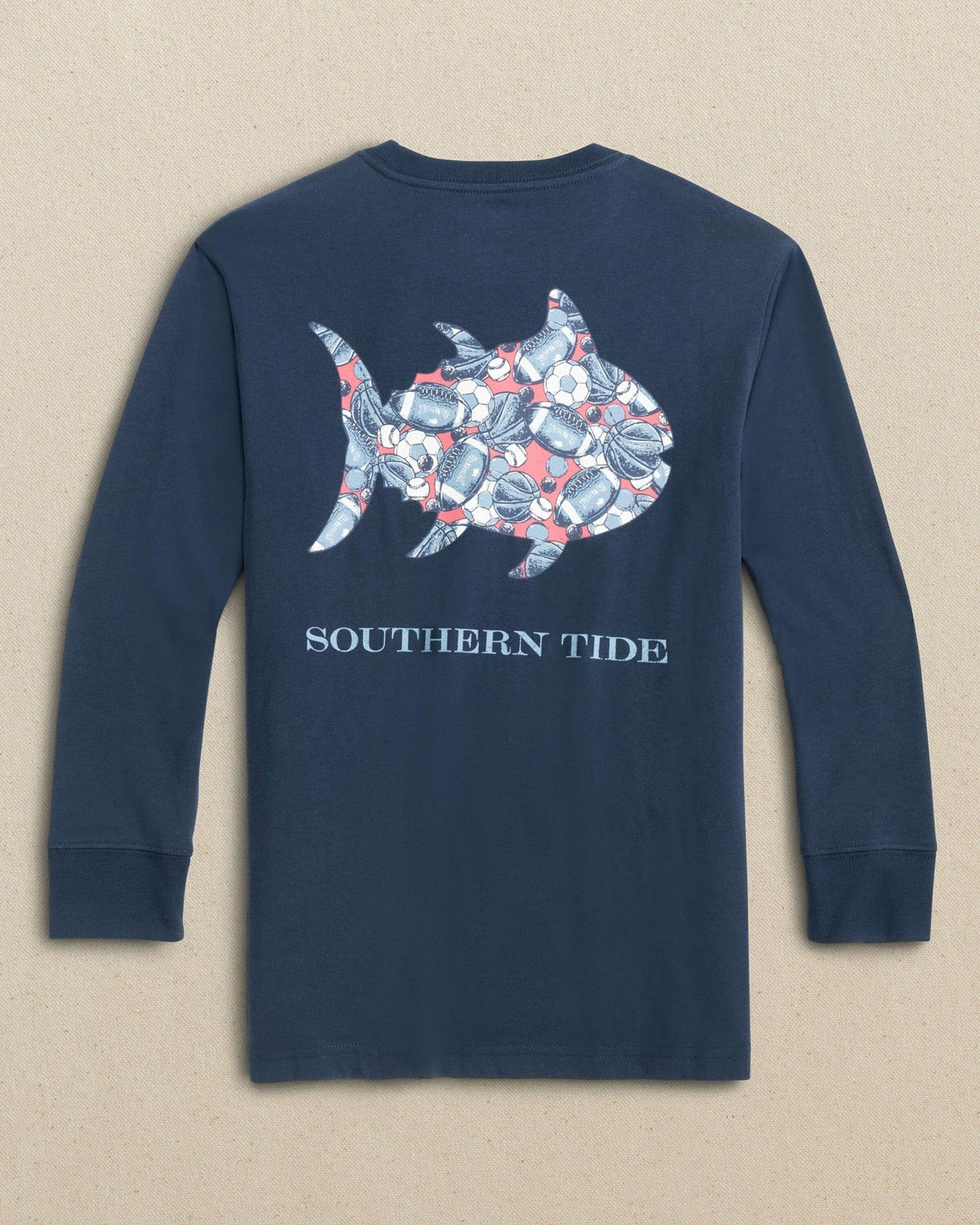 Kids Having A Ball Long Sleeve T-Shirt Southern Tide Discount