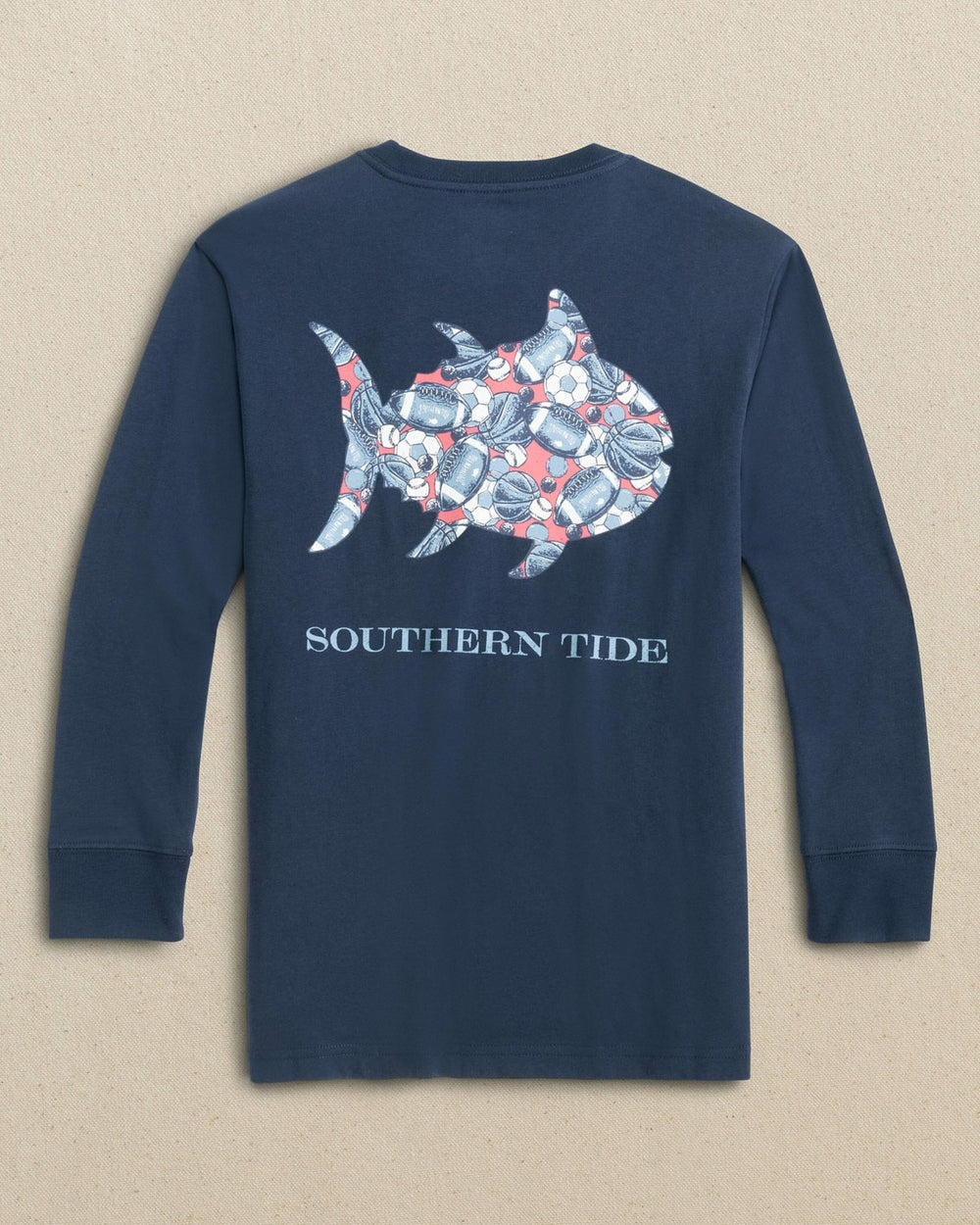 Kids Having A Ball Long Sleeve T-Shirt Southern Tide Discount