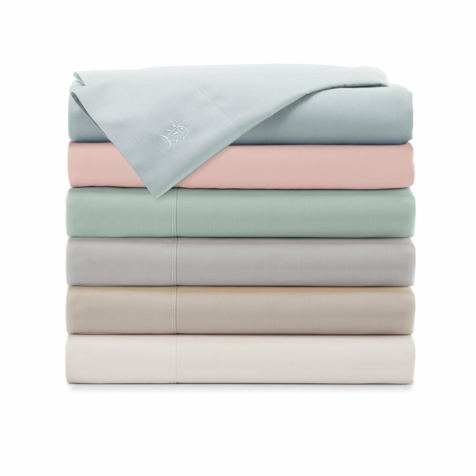 Cotton Solid Colored Bed Sheet Set Southern Tide Sale