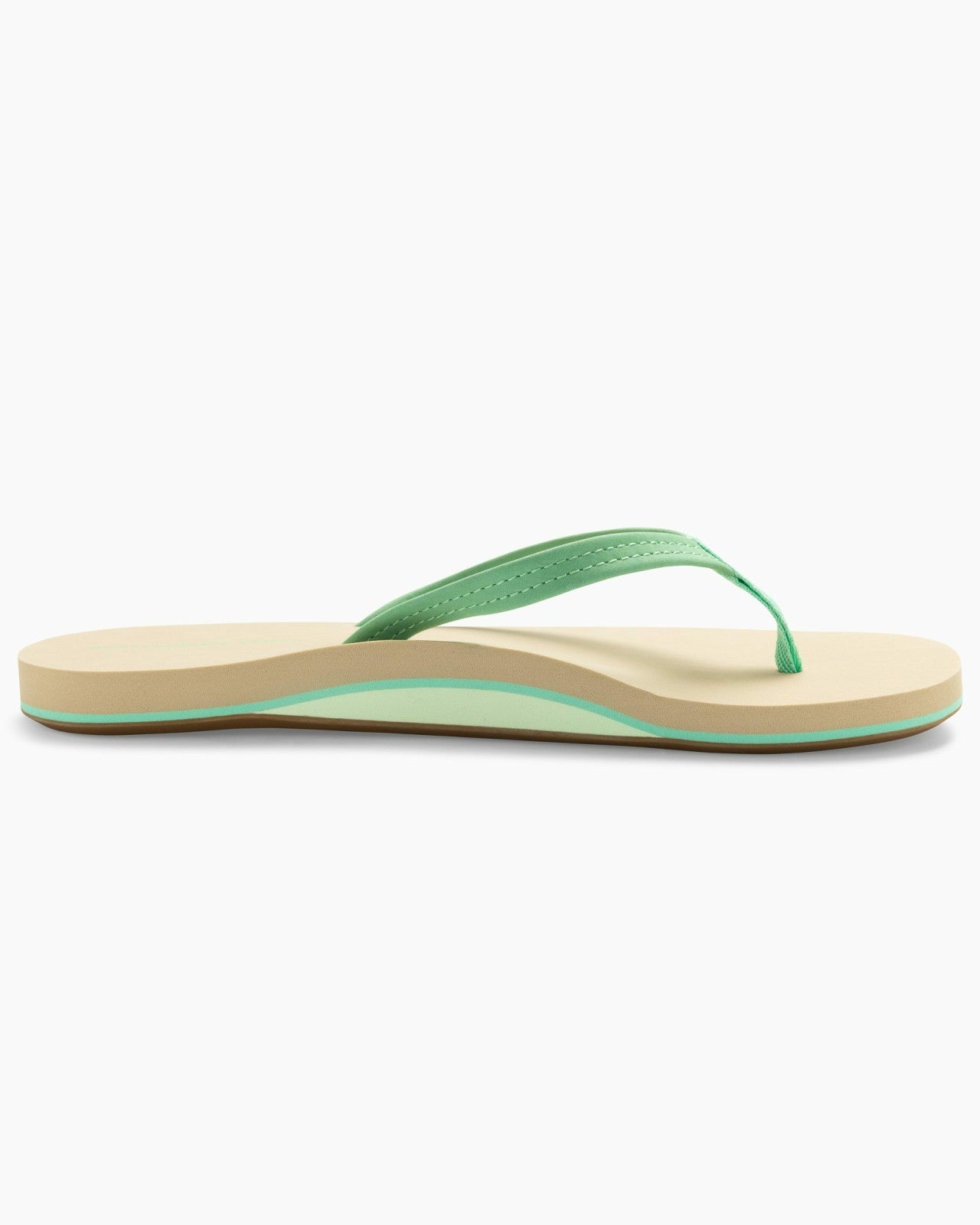 Green Leather Flipflops Southern Tide Outlets