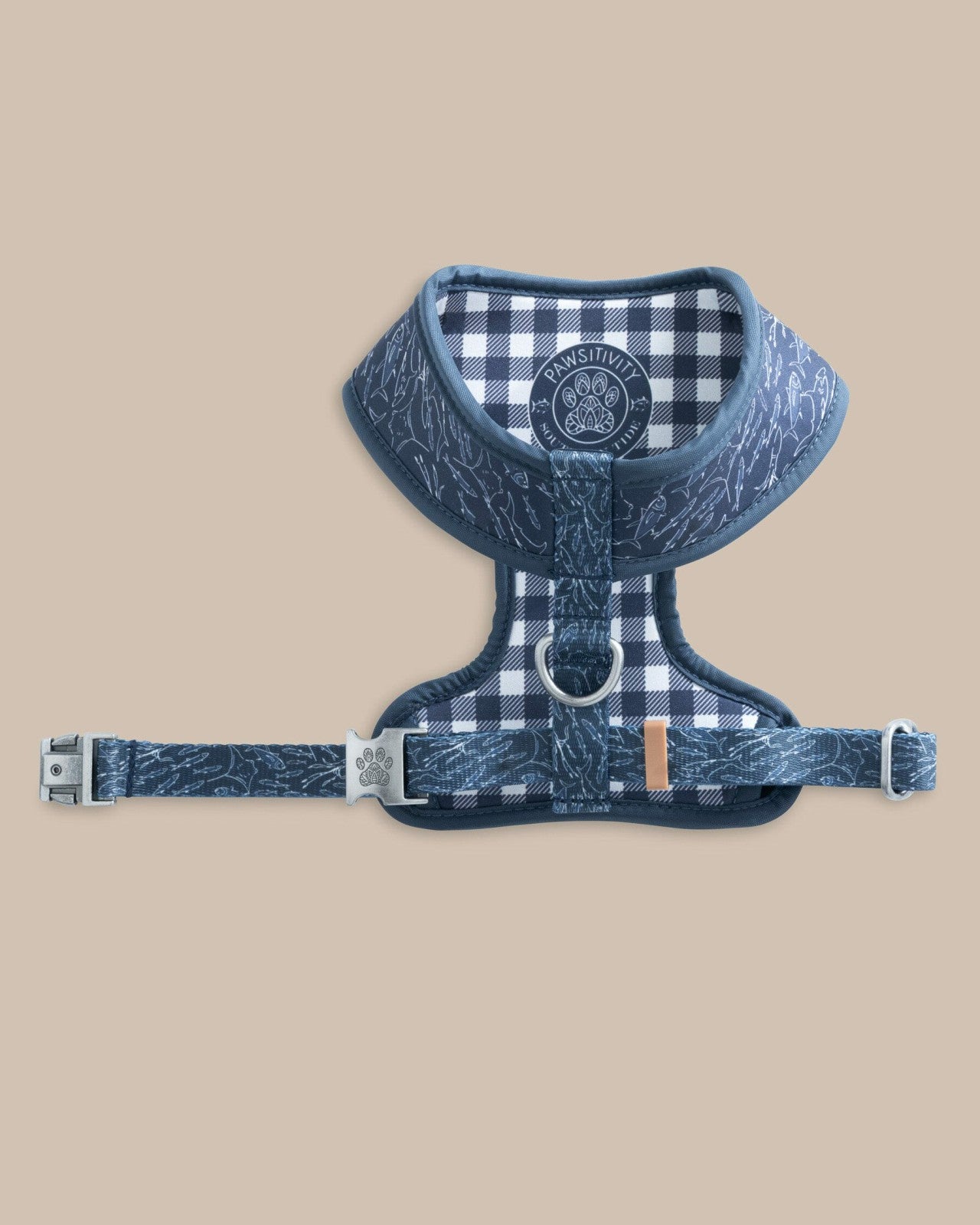 ST x Pawsitivity Schooling Fish Dog Harness Southern Tide Bargain