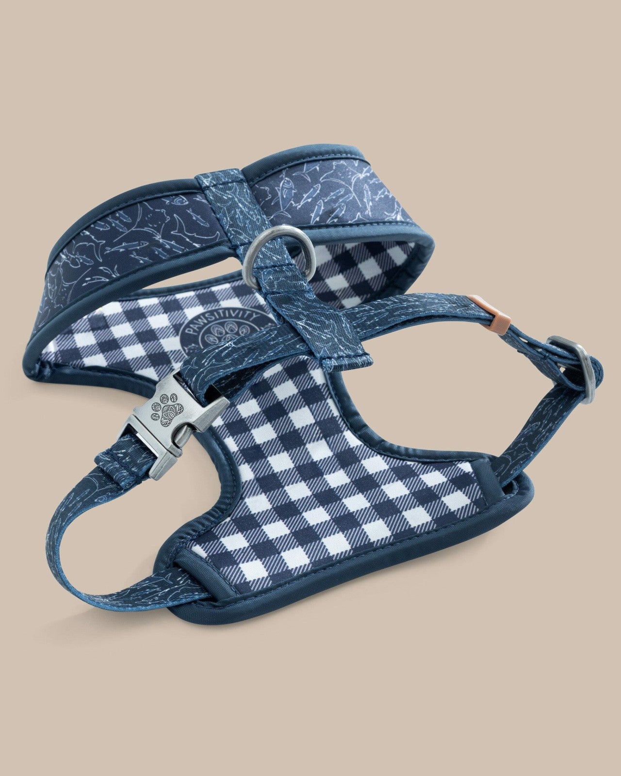 ST x Pawsitivity Schooling Fish Dog Harness Southern Tide Bargain