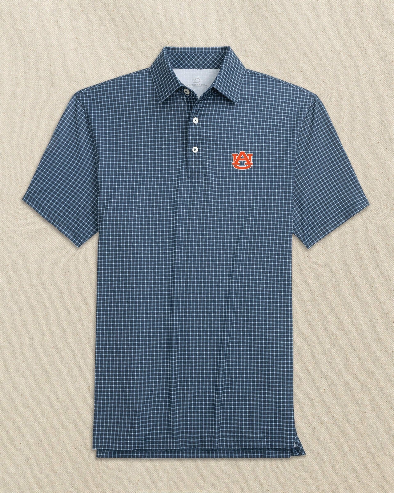 Auburn Tigers Driver Dunes Edge Plaid Polo Southern Tide Special Offer