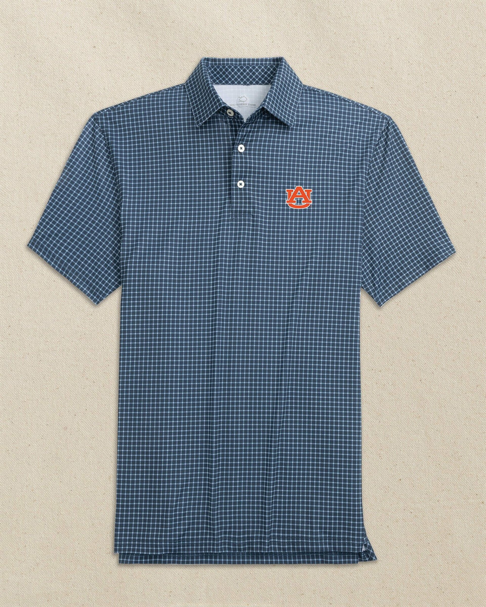 Auburn Tigers Driver Dunes Edge Plaid Polo Southern Tide Special Offer