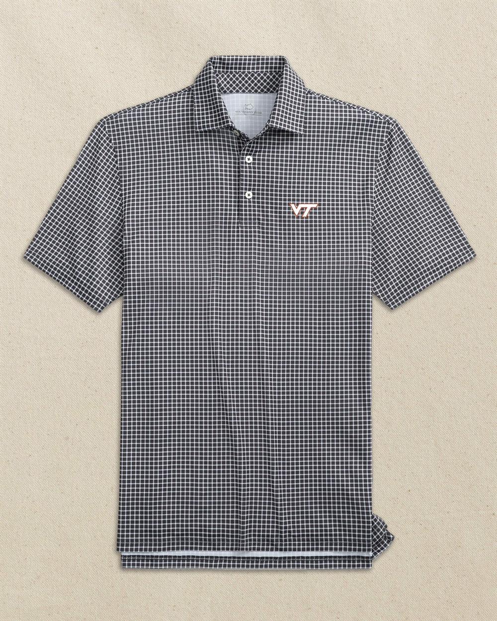Virginia Tech Hokies Dunes Edge Plaid Polo Southern Tide Bargain