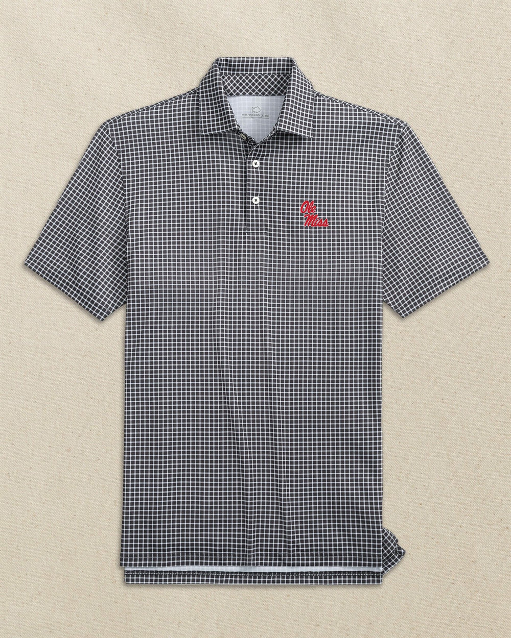 Ole Miss Rebels Driver Dunes Edge Plaid Polo Southern Tide Limited Offer