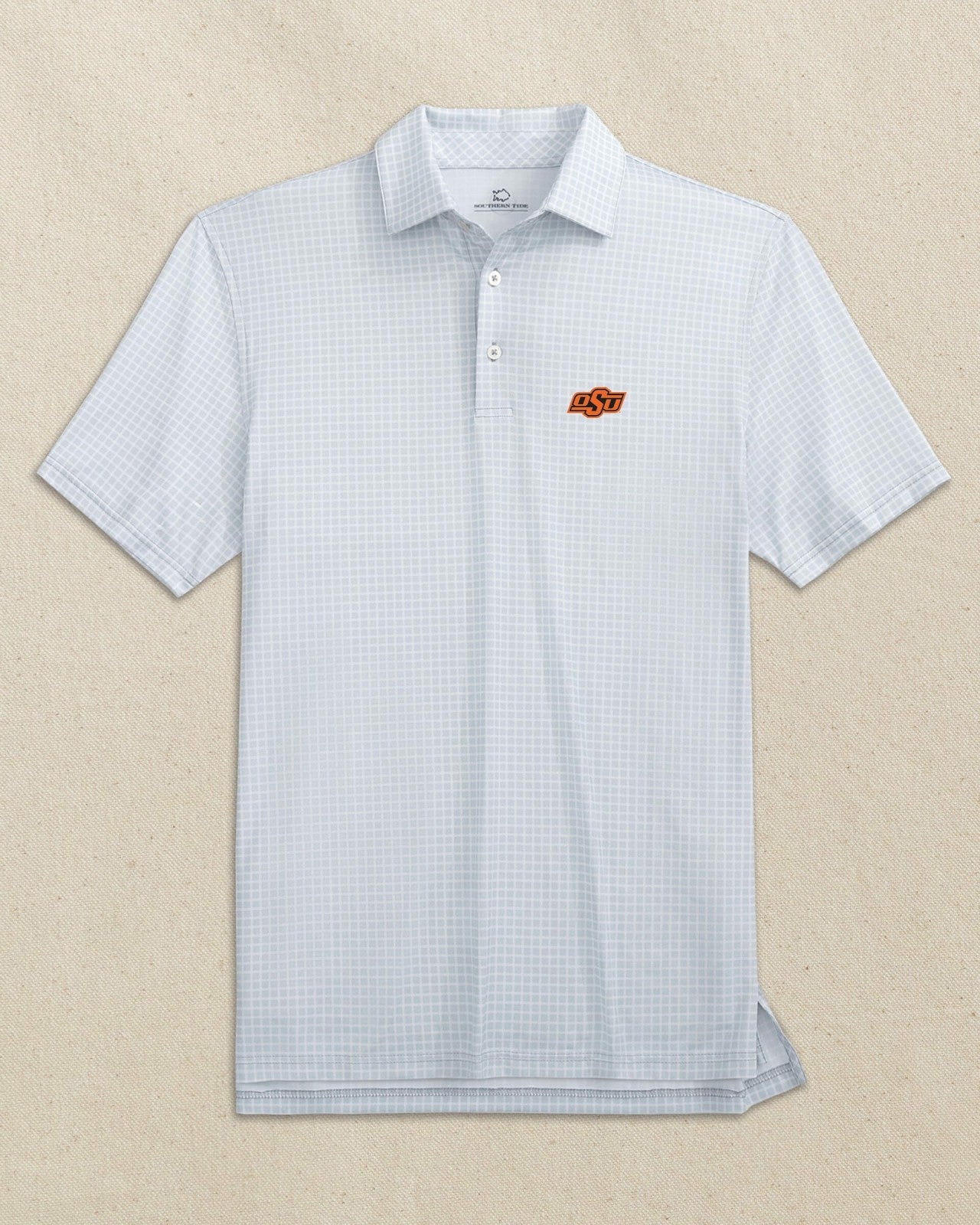 Oklahoma State Cowboys Dunes Edge Plaid Polo Southern Tide Special Offer