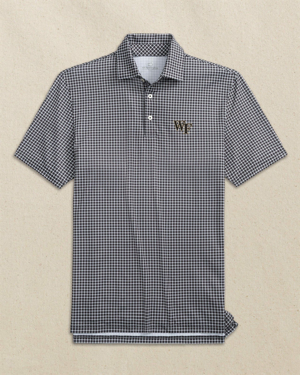 Wake Forest Demon Deacons Dunes Edge Plaid Polo Southern Tide Value Deal