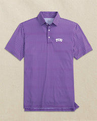 TCU Horned Frogs Driver Dunes Edge Plaid Polo Southern Tide Sale