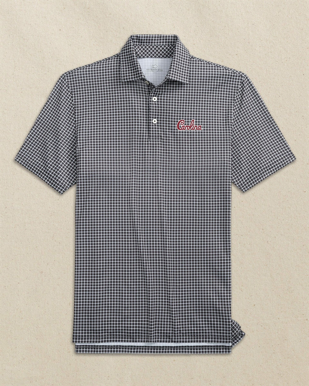 Carolina Gamecocks Driver Dunes Edge Plaid Polo Southern Tide On Sale