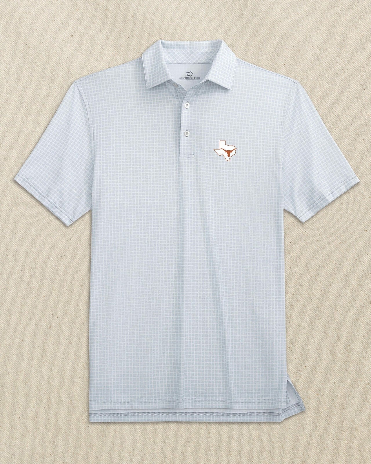 Texas Longhorns State Dunes Edge Plaid Polo Southern Tide Discount