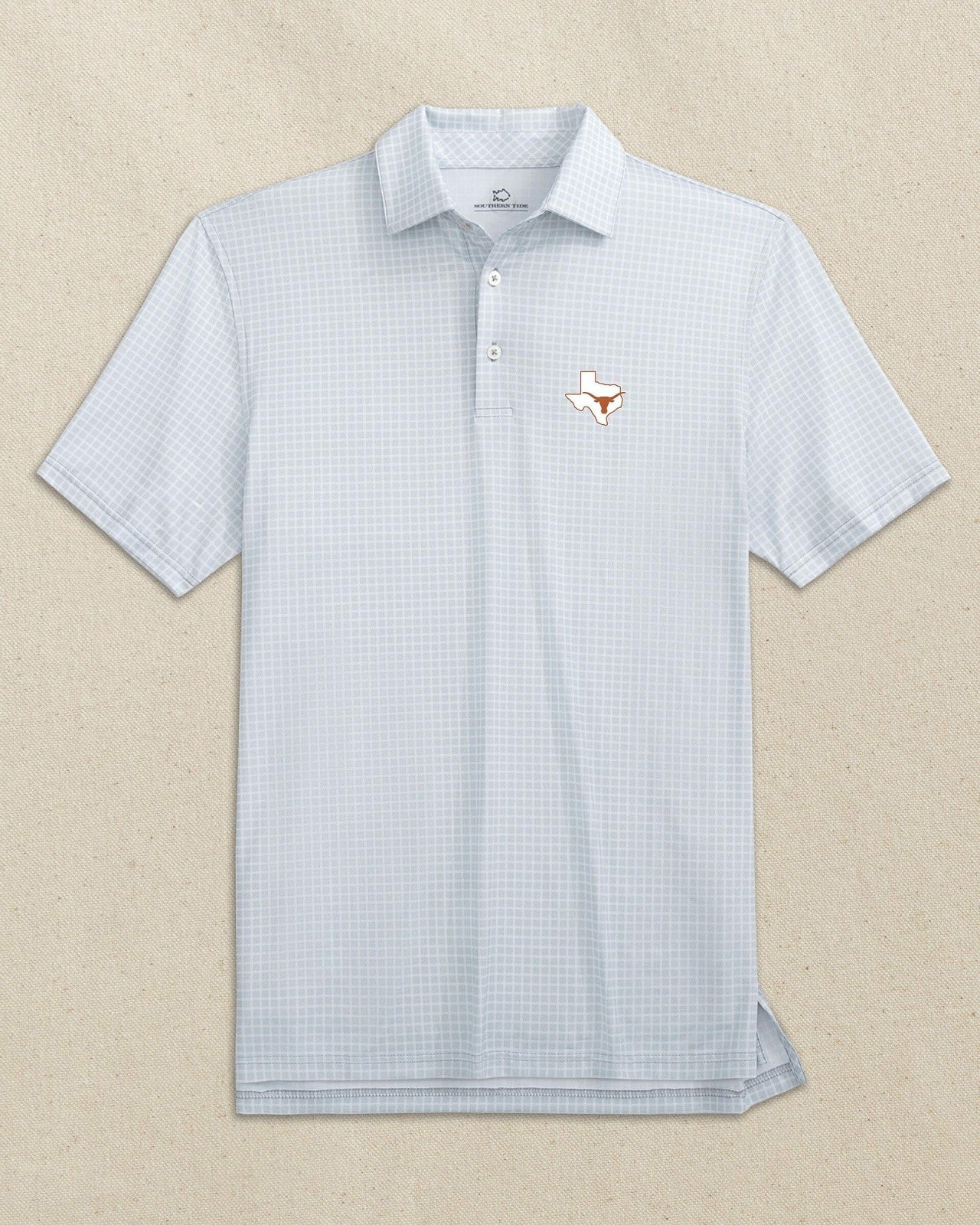 Texas Longhorns State Dunes Edge Plaid Polo Southern Tide Discount