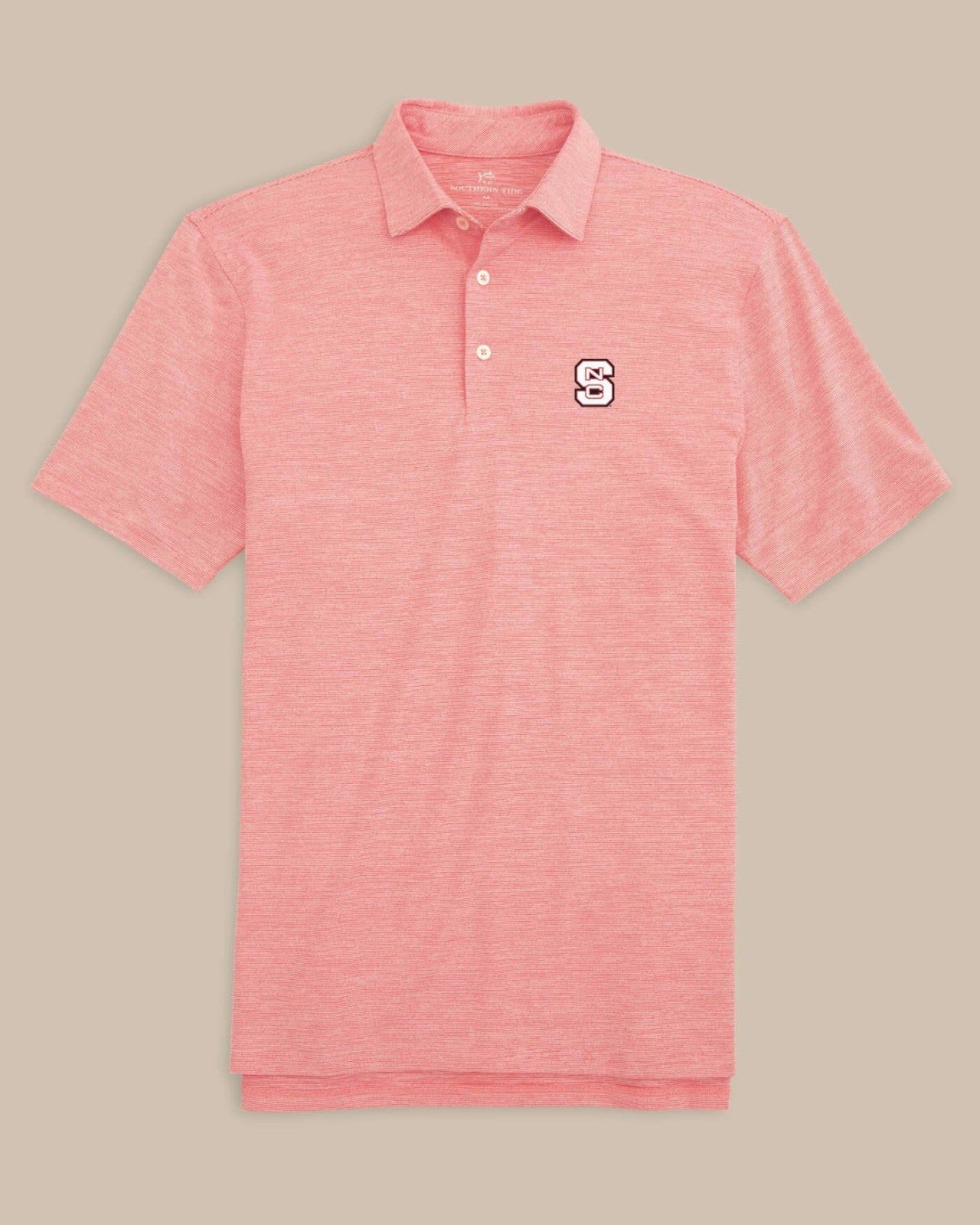 NC State Driver Spacedye Polo Shirt Southern Tide Discount