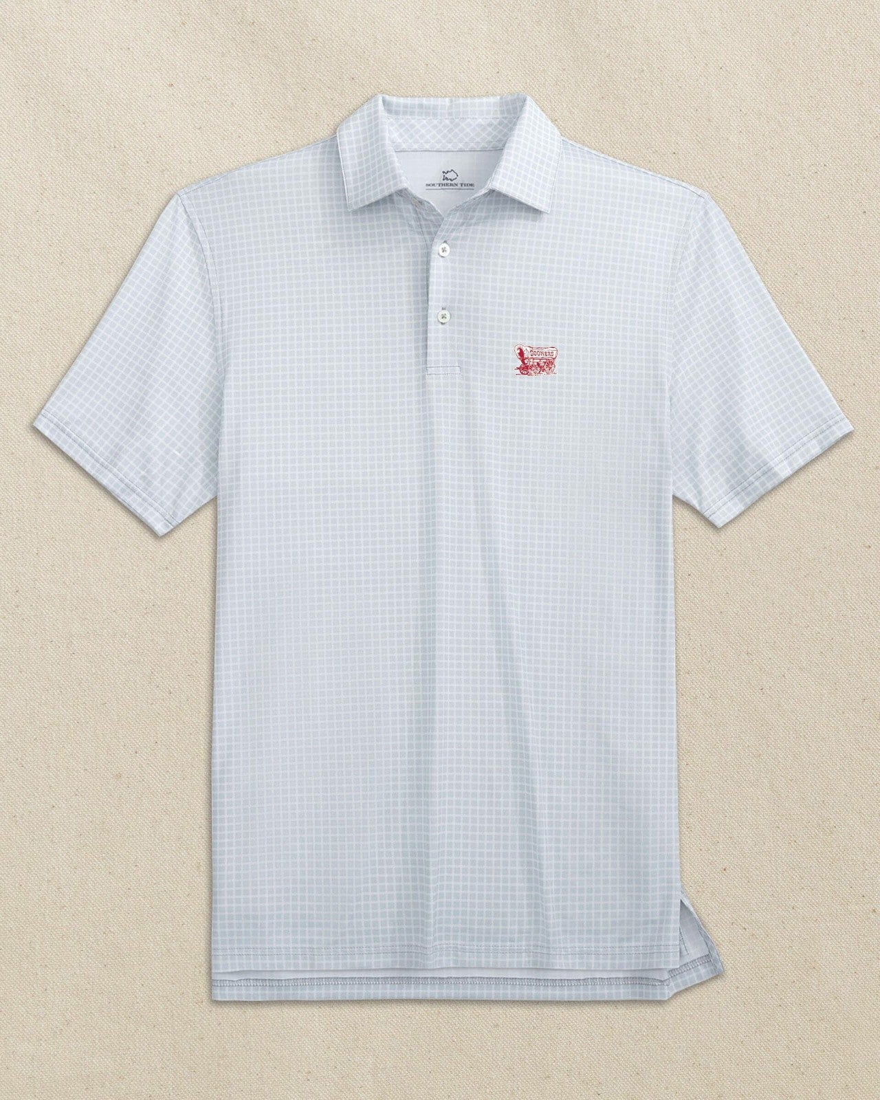 Oklahoma Sooner Schooner Dunes Edge Plaid Polo Southern Tide Hot Deal