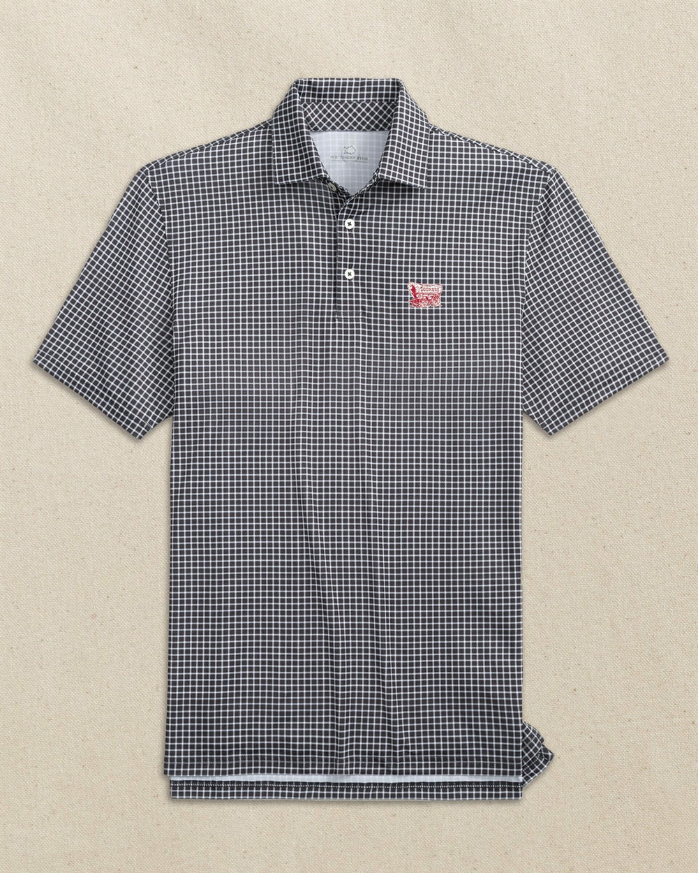 Oklahoma Sooner Schooner Dunes Edge Plaid Polo Southern Tide Hot Deal