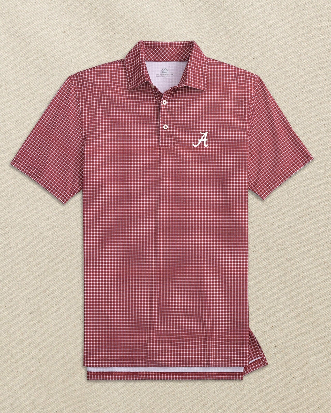 Alabama Crimson Tide Dunes Edge Plaid Polo Southern Tide Bargain