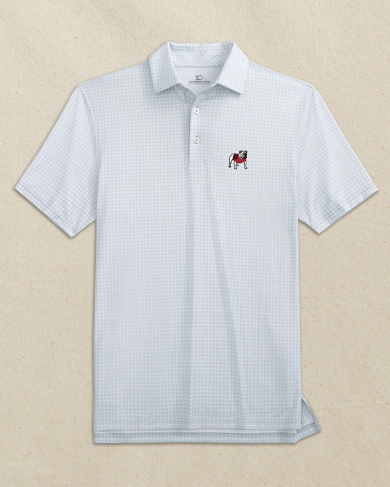 Georgia Bulldogs Driver Dunes Edge Plaid Polo Southern Tide Special Offer