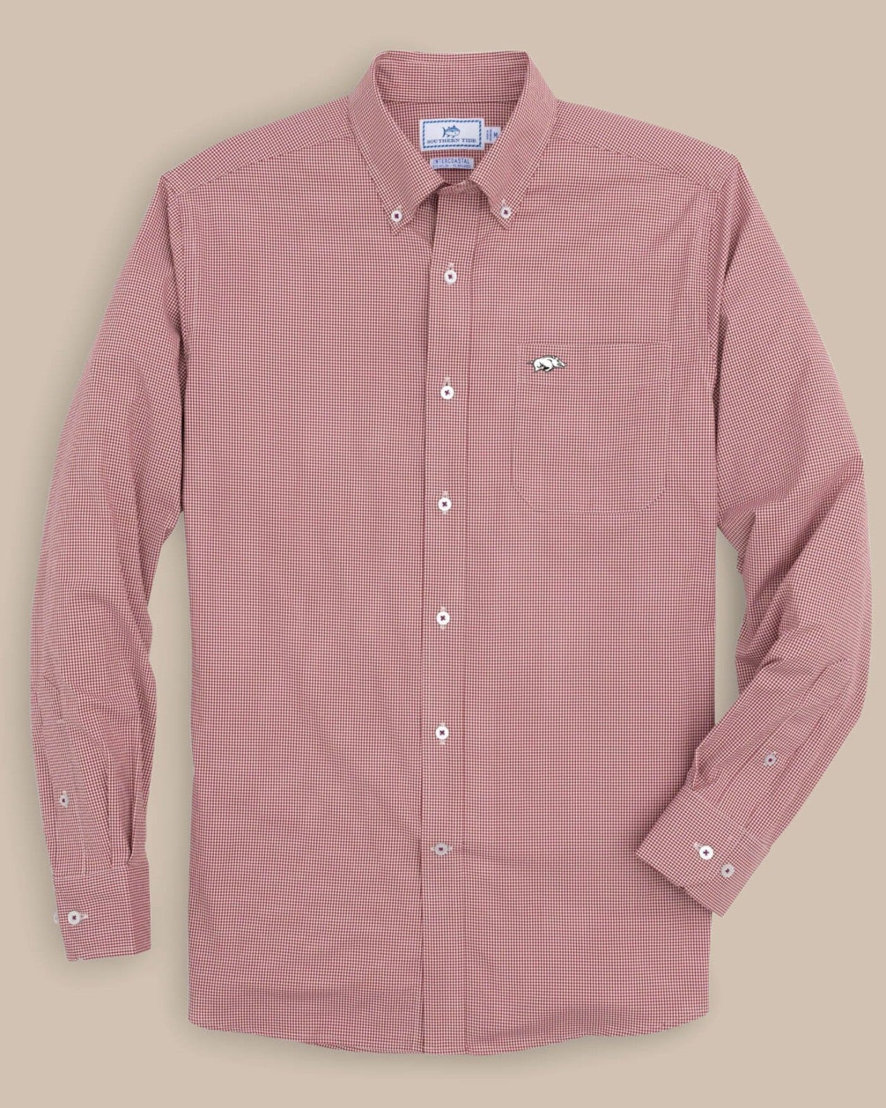 Arkansas Razorbacks Gingham Button Down Shirt Southern Tide Hot Deal