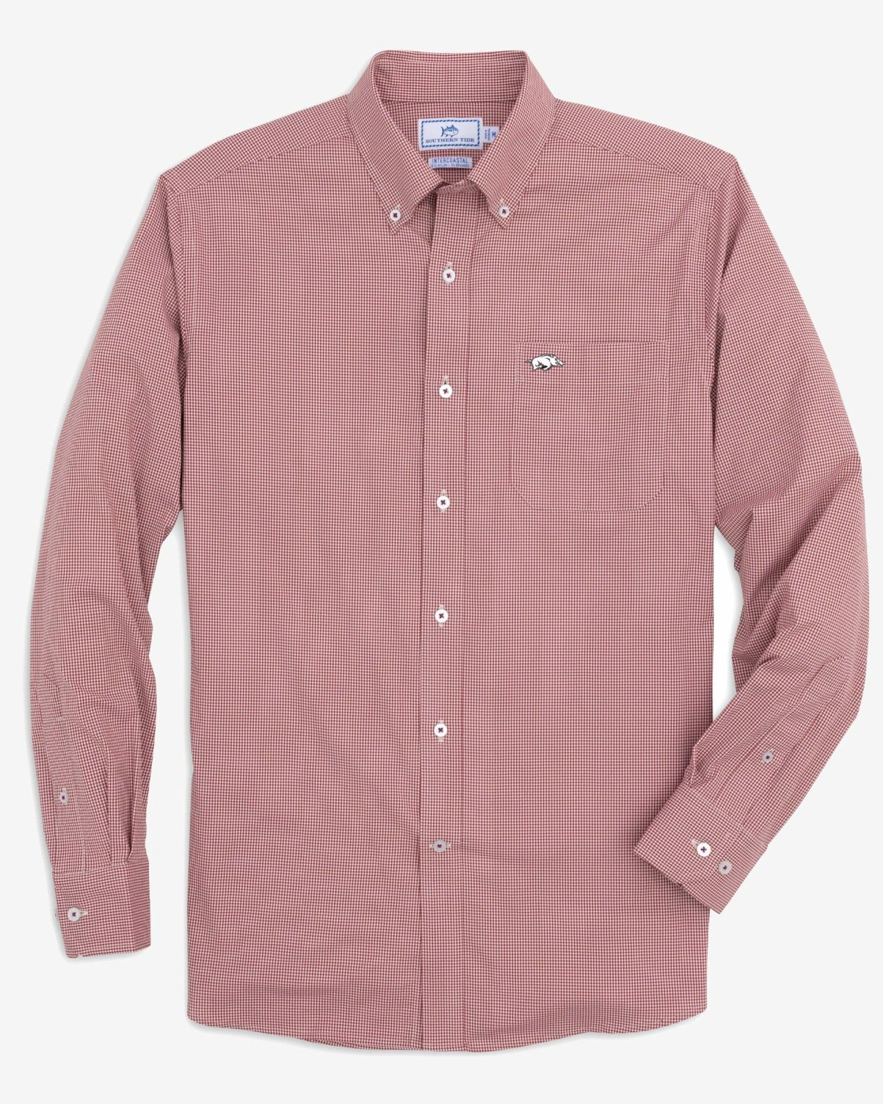 Arkansas Razorbacks Gingham Button Down Shirt Southern Tide Hot Deal