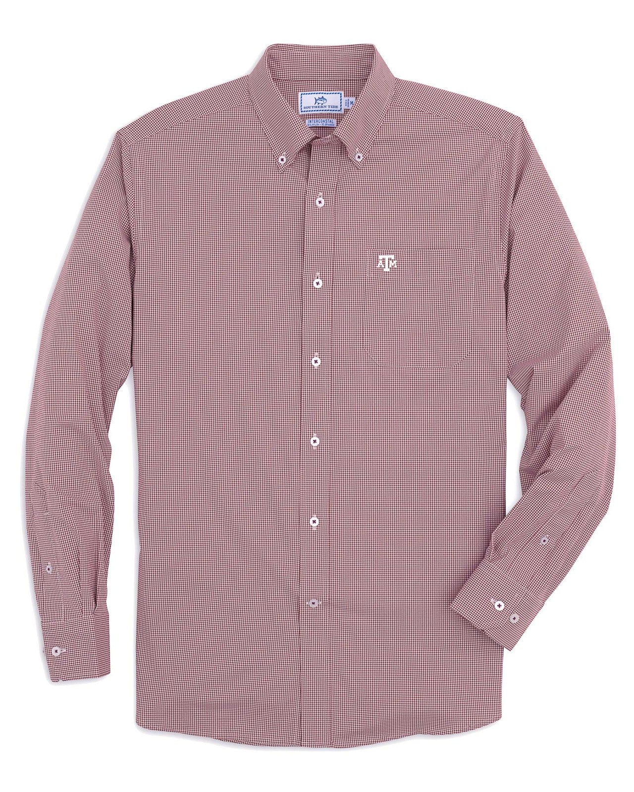 Texas A&M Aggies Gingham Button Down Shirt Southern Tide Limited Offer