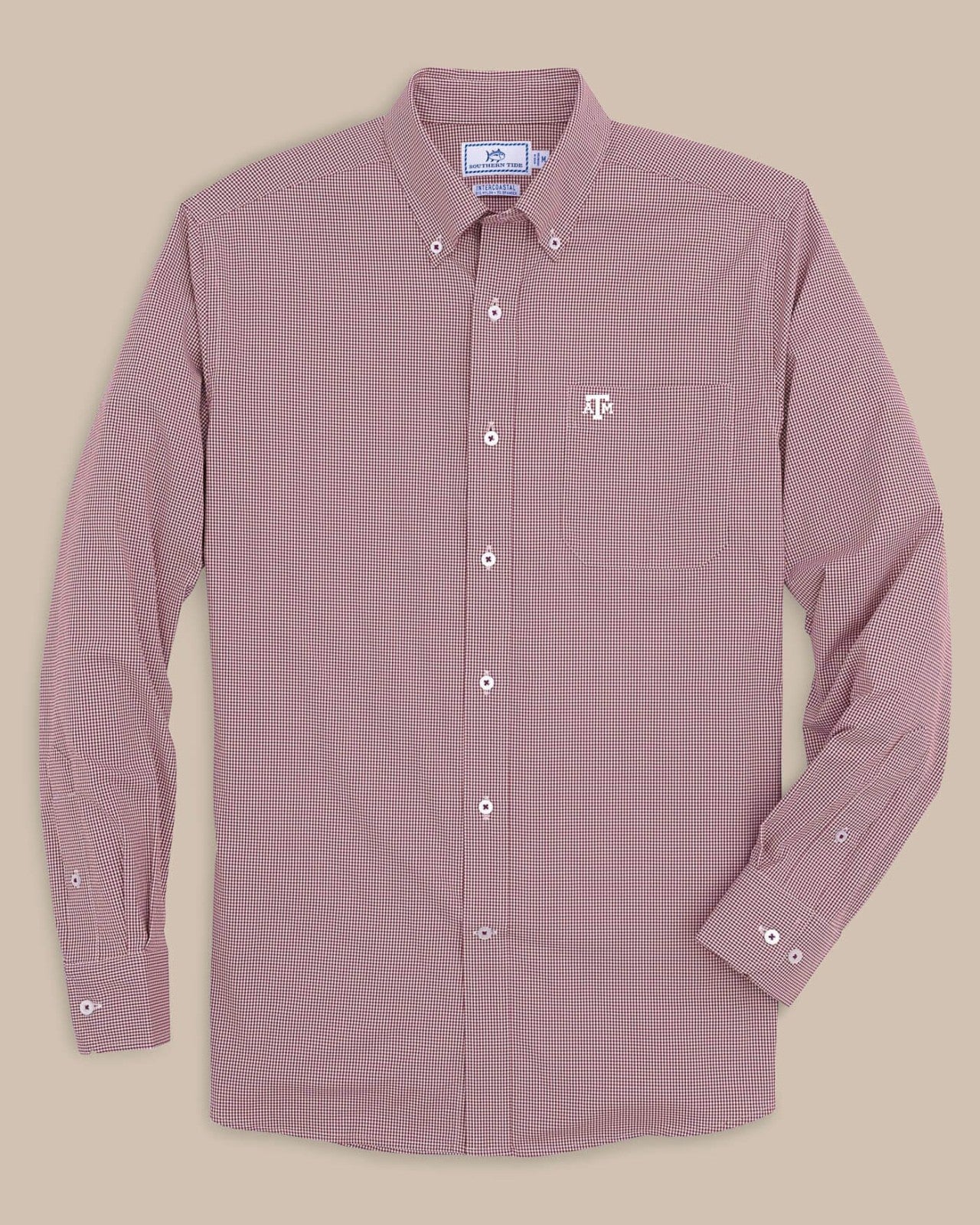Texas A&M Aggies Gingham Button Down Shirt Southern Tide Limited Offer