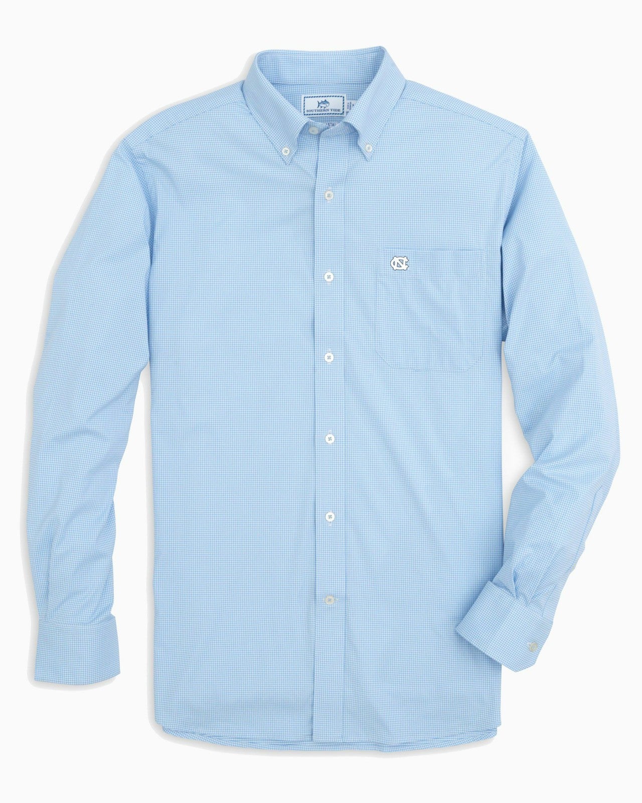 UNC Tar Heels Gingham Button Down Shirt Collegiate Southern Tide On Sale