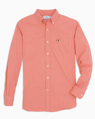 Miami Hurricanes Gingham Button Down Shirt Collegiate Southern Tide Special Offer