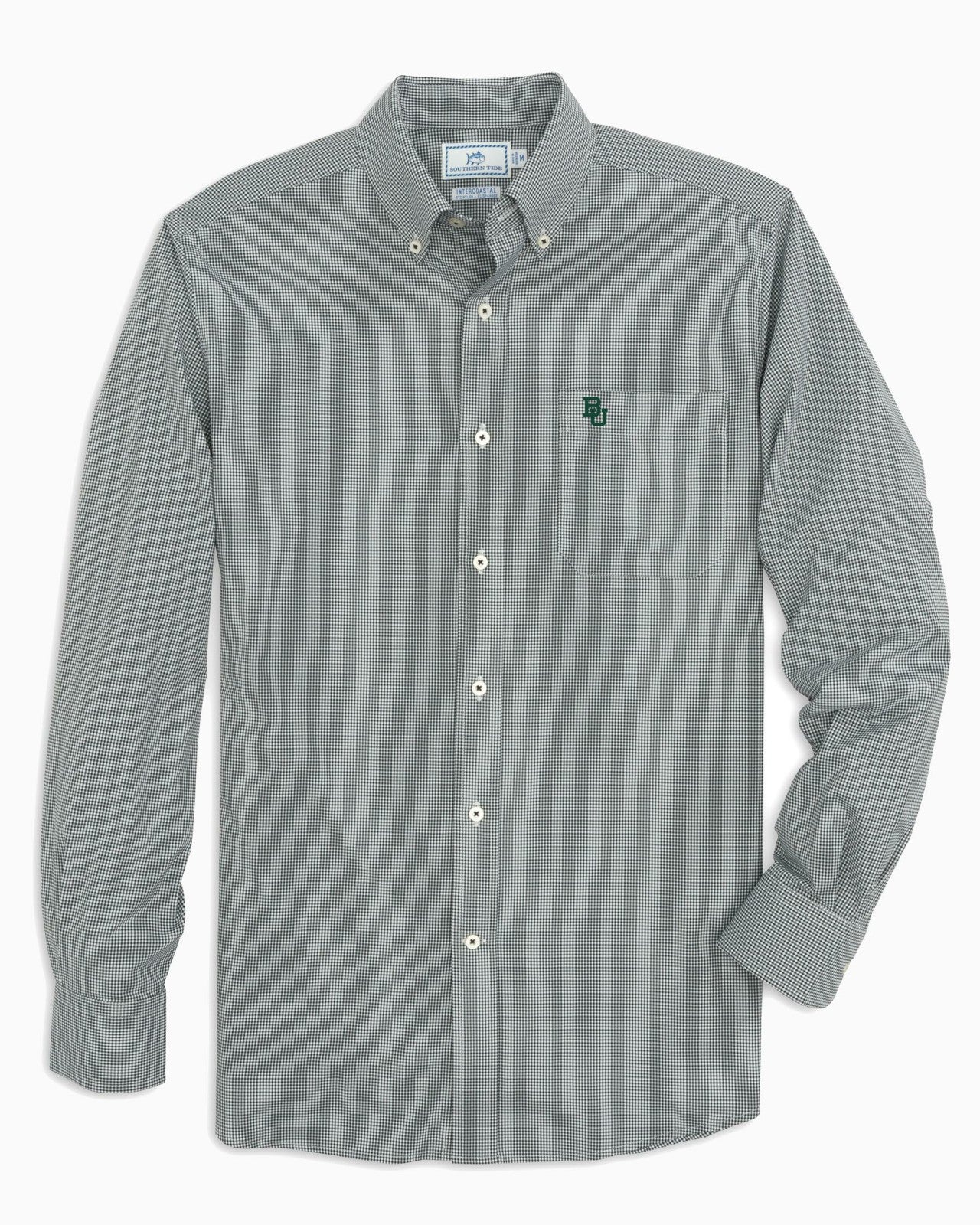 Baylor Gingham Button Down Shirt Collegiate Shirts Southern Tide Outlets