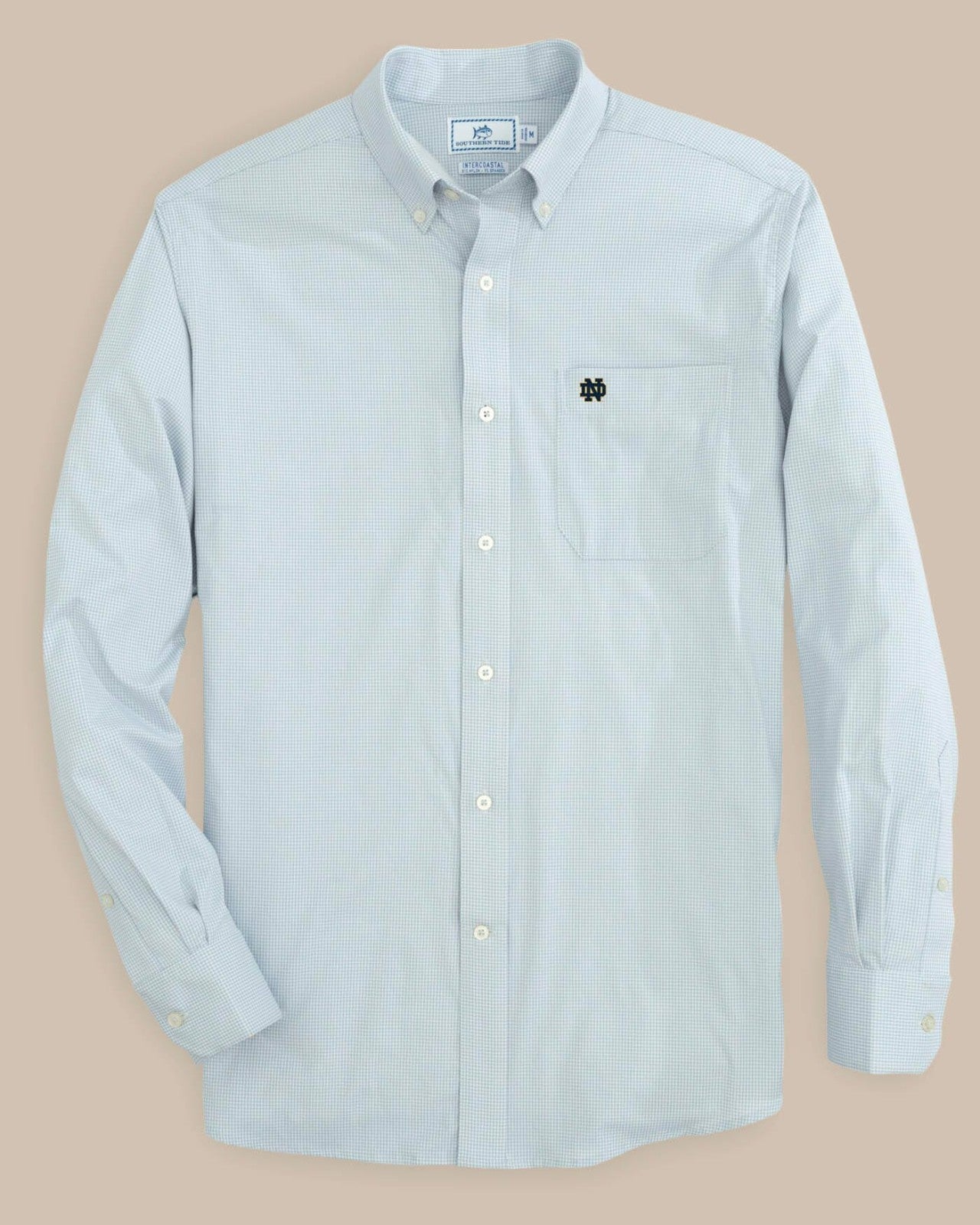 Notre Dame Fighting Irish Gingham Button Down Shirt Southern Tide Bargain