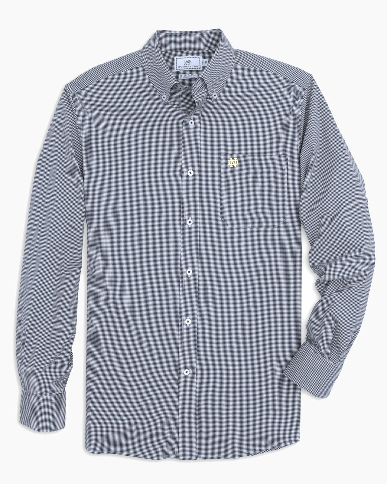 Notre Dame Fighting Irish Gingham Button Down Shirt Southern Tide Bargain
