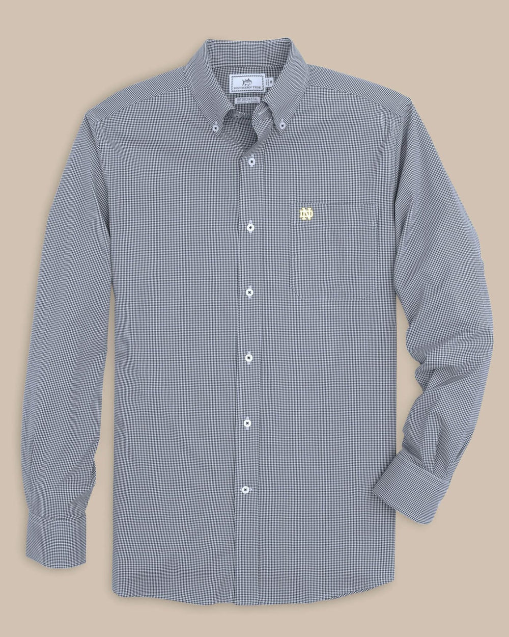 Notre Dame Fighting Irish Gingham Button Down Shirt Southern Tide Bargain
